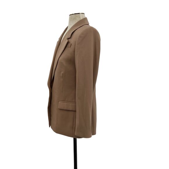 J. Crew Willa Blazer Jacket Italian City Wool Blend Camel Tan Size 4 - Picture 7 of 15